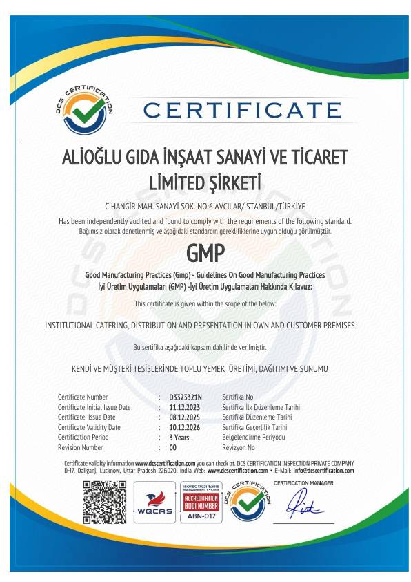 GMP belgesi ön izlemesi